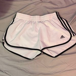 Adidas white shorts
